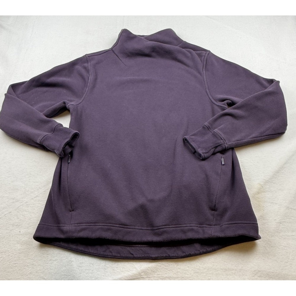Athleta Cozy Karma Twist Neck Sweatshirt Purple Size M